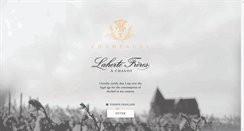 Desktop Screenshot of champagne-laherte.com